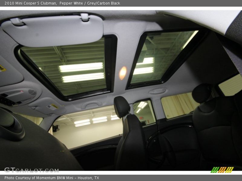 Pepper White / Grey/Carbon Black 2010 Mini Cooper S Clubman