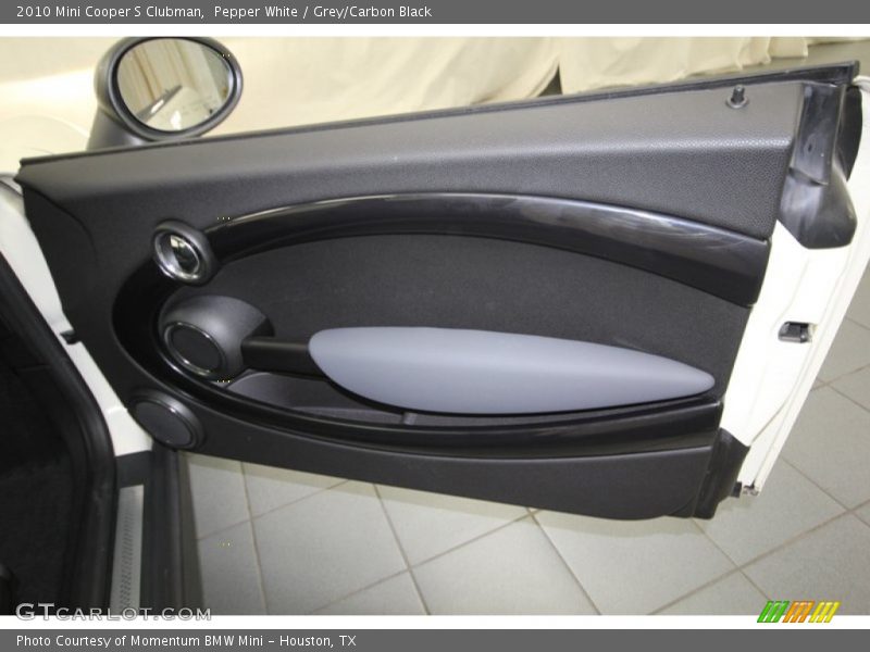 Pepper White / Grey/Carbon Black 2010 Mini Cooper S Clubman