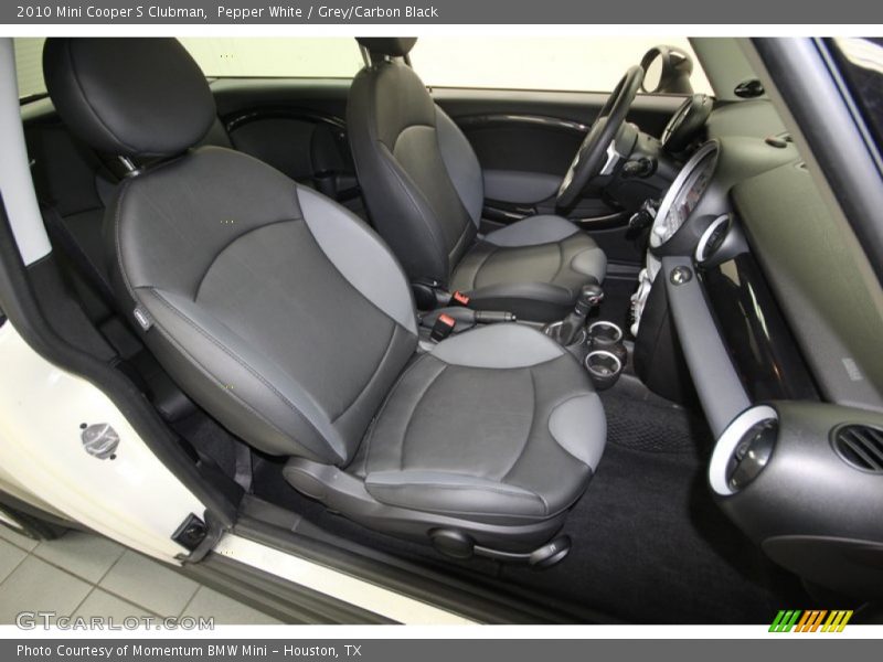 Pepper White / Grey/Carbon Black 2010 Mini Cooper S Clubman