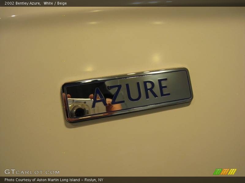 White / Beige 2002 Bentley Azure