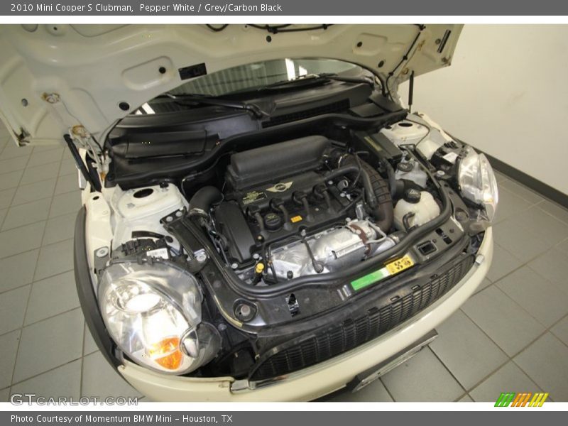 Pepper White / Grey/Carbon Black 2010 Mini Cooper S Clubman
