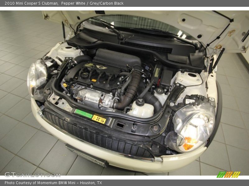 Pepper White / Grey/Carbon Black 2010 Mini Cooper S Clubman