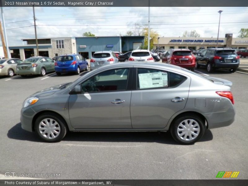 Magnetic Gray / Charcoal 2013 Nissan Versa 1.6 SV Sedan