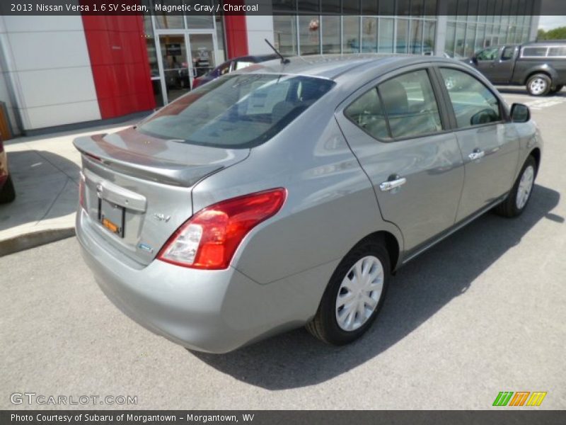 Magnetic Gray / Charcoal 2013 Nissan Versa 1.6 SV Sedan