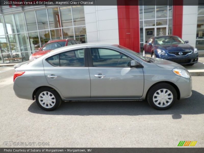 Magnetic Gray / Charcoal 2013 Nissan Versa 1.6 SV Sedan