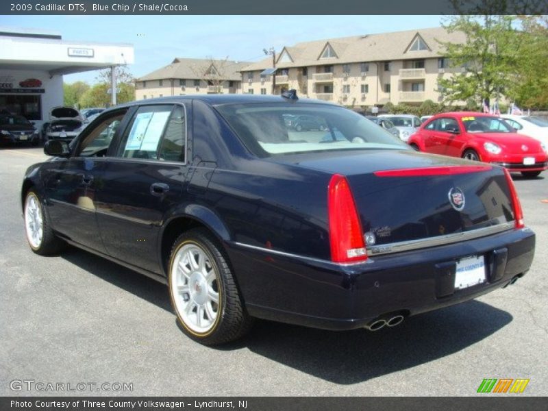 Blue Chip / Shale/Cocoa 2009 Cadillac DTS