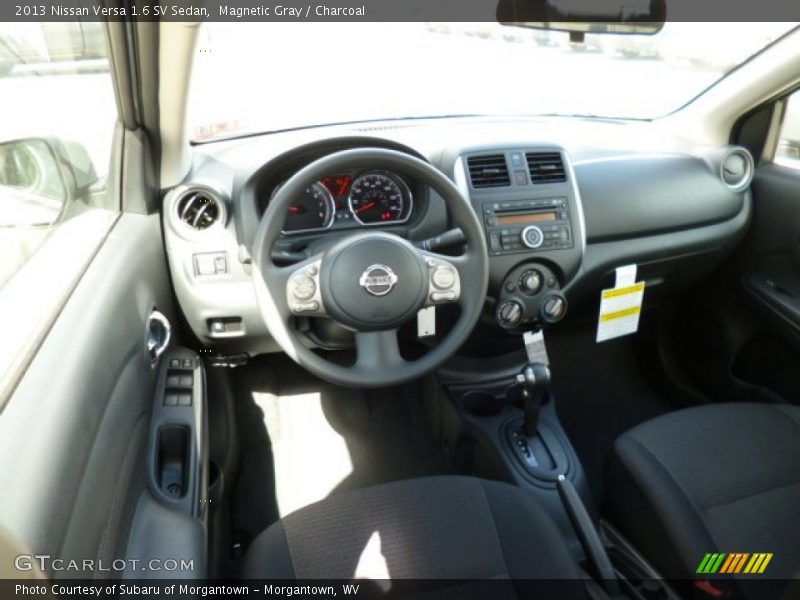 Magnetic Gray / Charcoal 2013 Nissan Versa 1.6 SV Sedan