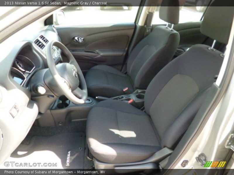 Magnetic Gray / Charcoal 2013 Nissan Versa 1.6 SV Sedan