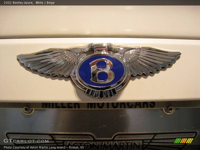 White / Beige 2002 Bentley Azure