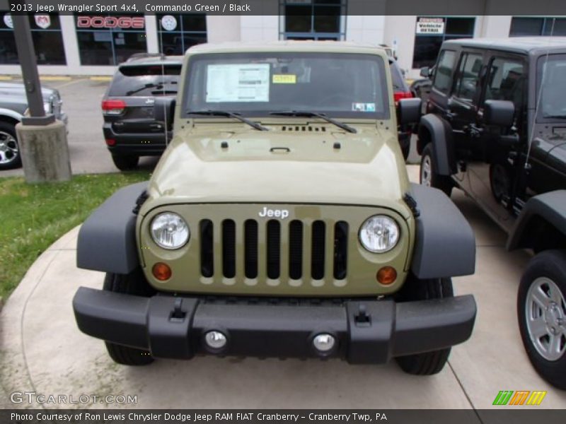 Commando Green / Black 2013 Jeep Wrangler Sport 4x4