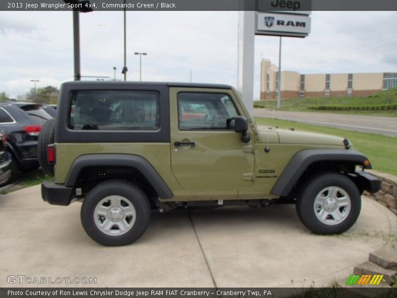 Commando Green / Black 2013 Jeep Wrangler Sport 4x4