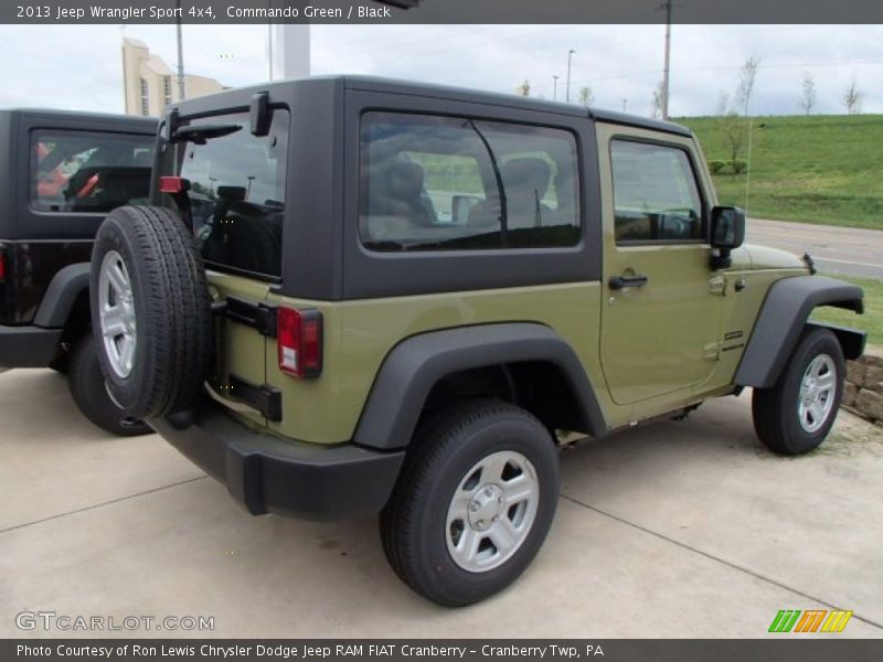 Commando Green / Black 2013 Jeep Wrangler Sport 4x4