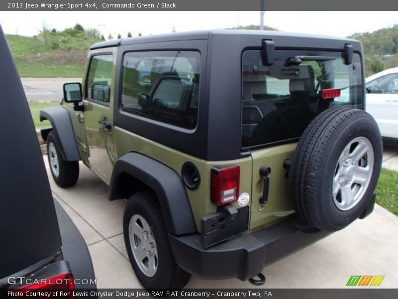 Commando Green / Black 2013 Jeep Wrangler Sport 4x4