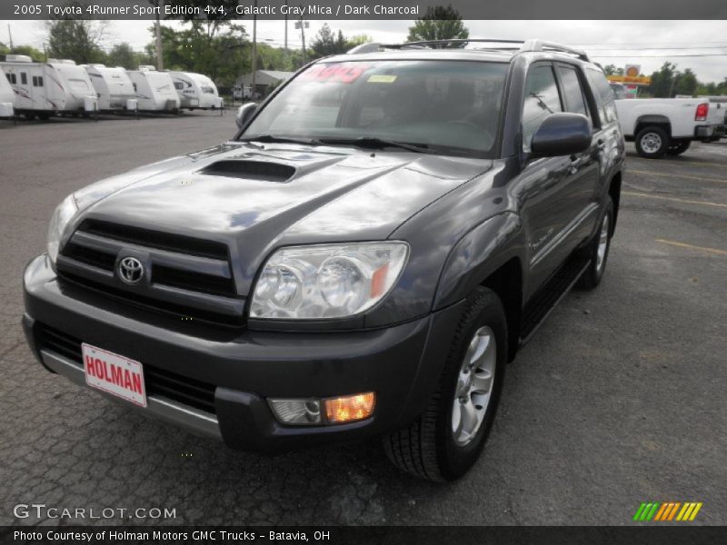 Galactic Gray Mica / Dark Charcoal 2005 Toyota 4Runner Sport Edition 4x4