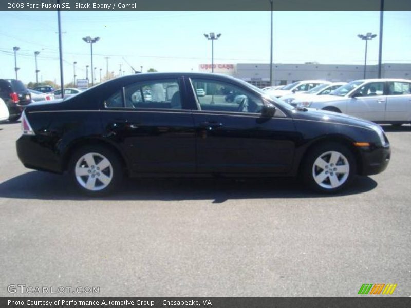 Black Ebony / Camel 2008 Ford Fusion SE