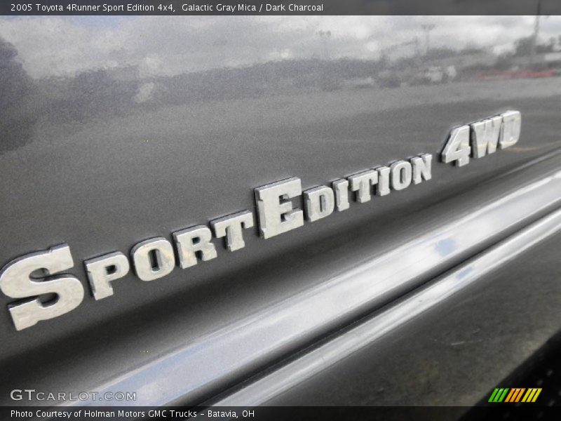 Galactic Gray Mica / Dark Charcoal 2005 Toyota 4Runner Sport Edition 4x4