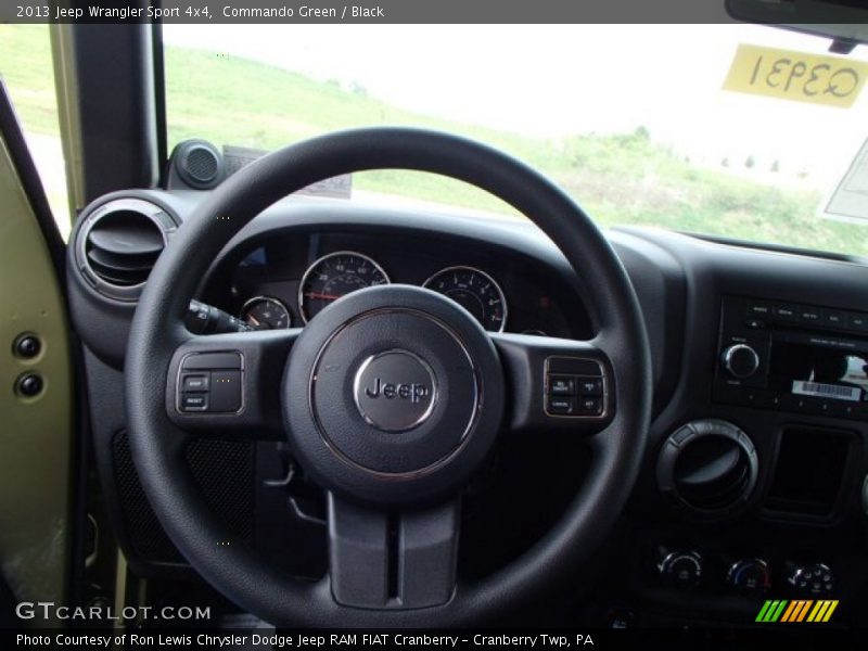 Commando Green / Black 2013 Jeep Wrangler Sport 4x4