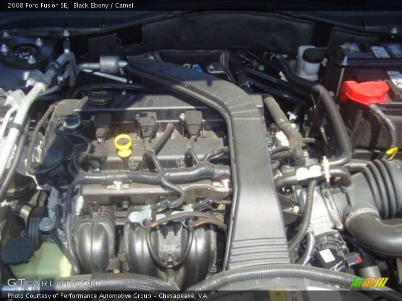 Black Ebony / Camel 2008 Ford Fusion SE