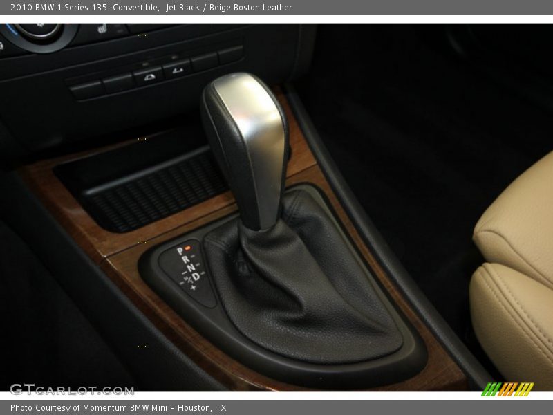 Jet Black / Beige Boston Leather 2010 BMW 1 Series 135i Convertible