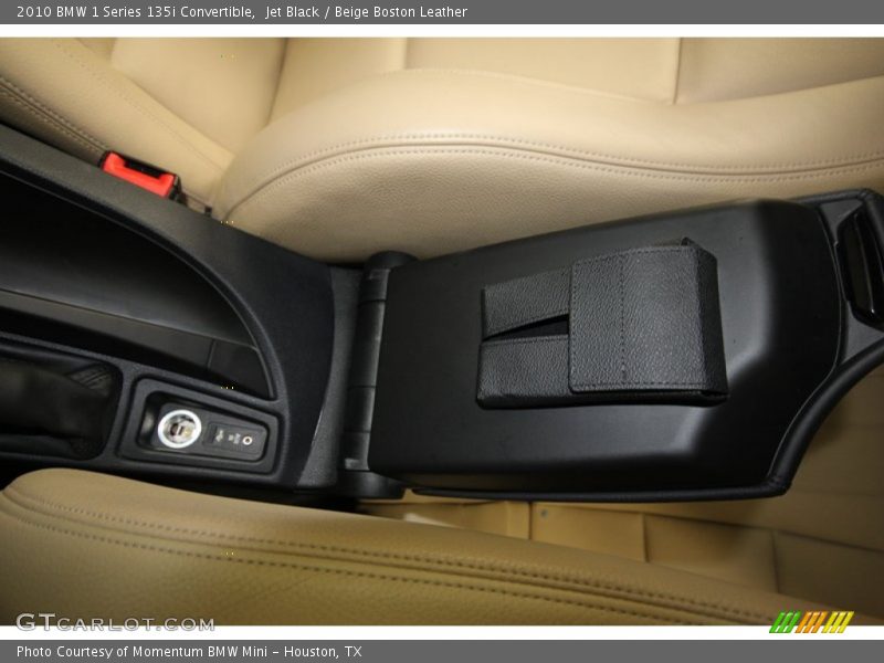 Jet Black / Beige Boston Leather 2010 BMW 1 Series 135i Convertible