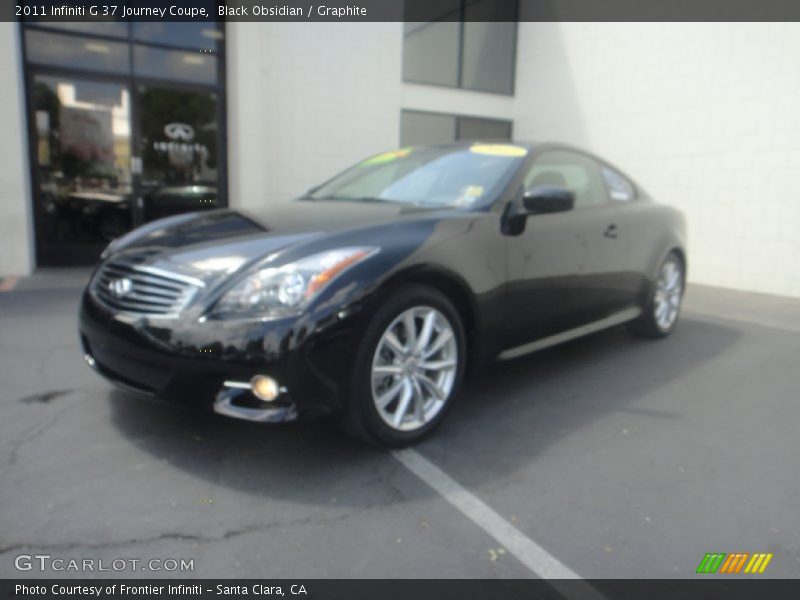 Black Obsidian / Graphite 2011 Infiniti G 37 Journey Coupe