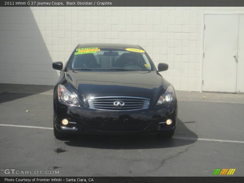 Black Obsidian / Graphite 2011 Infiniti G 37 Journey Coupe