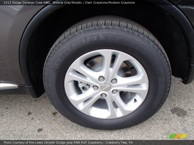 Mineral Gray Metallic / Dark Graystone/Medium Graystone 2013 Dodge Durango Crew AWD