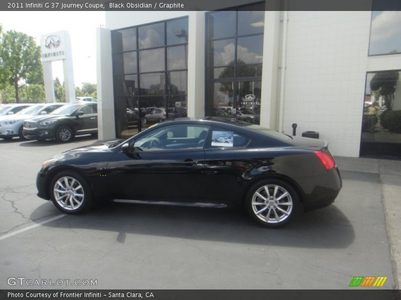 Black Obsidian / Graphite 2011 Infiniti G 37 Journey Coupe