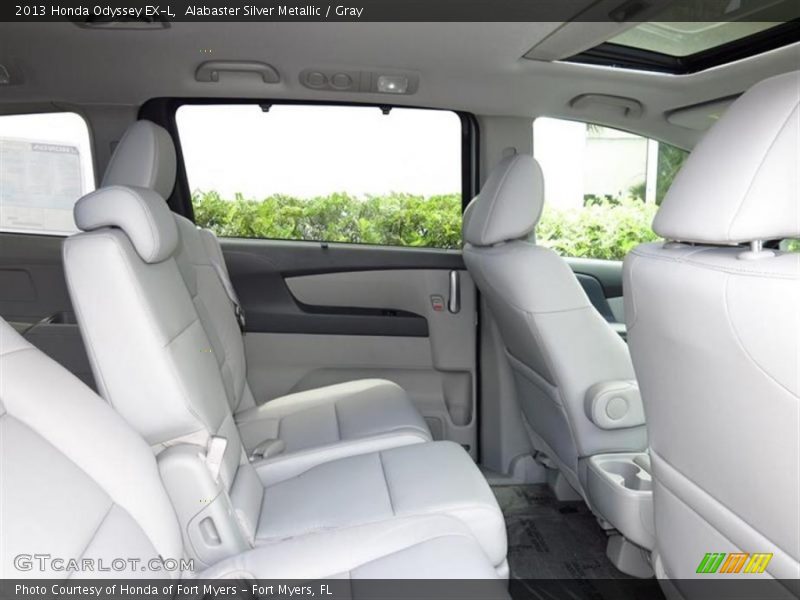 Alabaster Silver Metallic / Gray 2013 Honda Odyssey EX-L