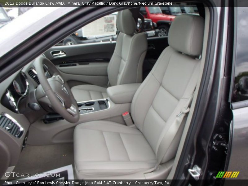  2013 Durango Crew AWD Dark Graystone/Medium Graystone Interior