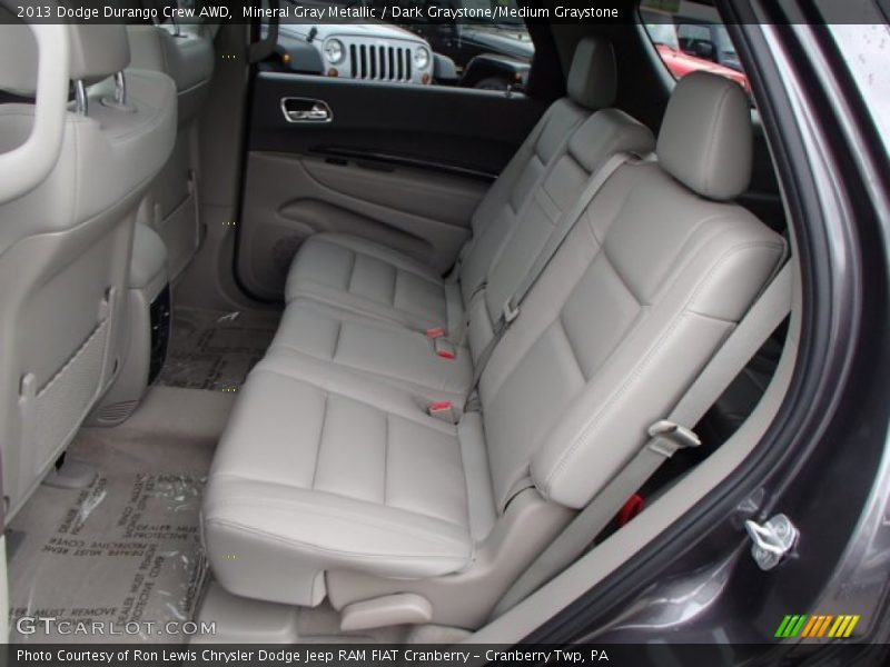 Mineral Gray Metallic / Dark Graystone/Medium Graystone 2013 Dodge Durango Crew AWD