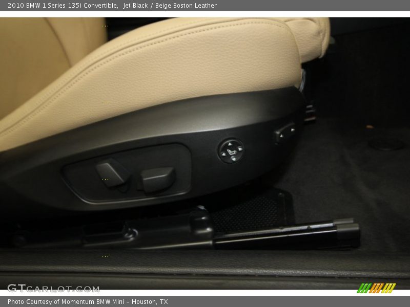 Jet Black / Beige Boston Leather 2010 BMW 1 Series 135i Convertible