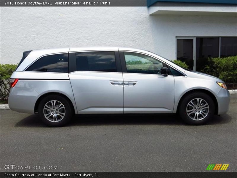 Alabaster Silver Metallic / Truffle 2013 Honda Odyssey EX-L