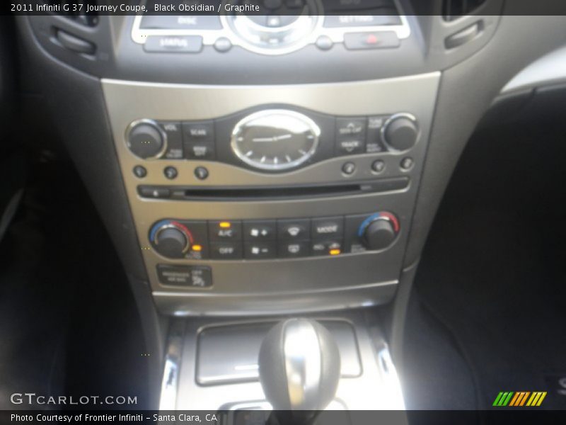 Black Obsidian / Graphite 2011 Infiniti G 37 Journey Coupe