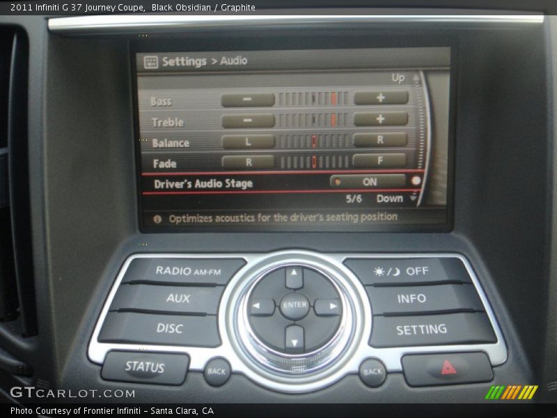 Black Obsidian / Graphite 2011 Infiniti G 37 Journey Coupe