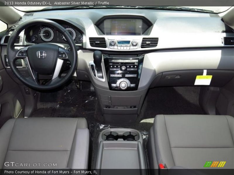 Alabaster Silver Metallic / Truffle 2013 Honda Odyssey EX-L