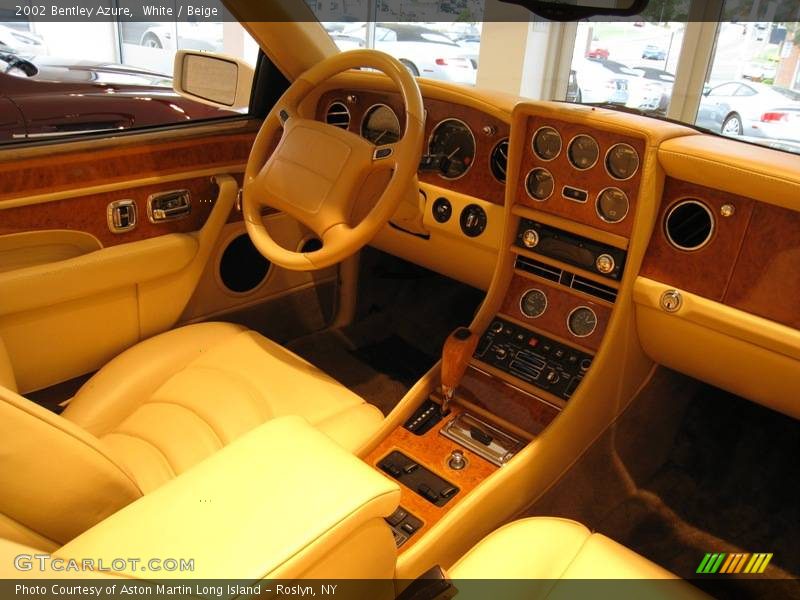 White / Beige 2002 Bentley Azure