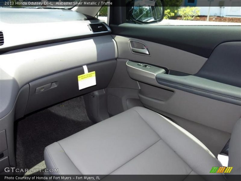 Alabaster Silver Metallic / Truffle 2013 Honda Odyssey EX-L