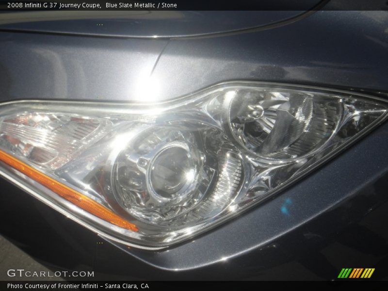 Blue Slate Metallic / Stone 2008 Infiniti G 37 Journey Coupe
