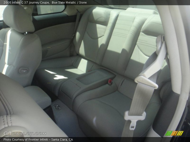 Blue Slate Metallic / Stone 2008 Infiniti G 37 Journey Coupe