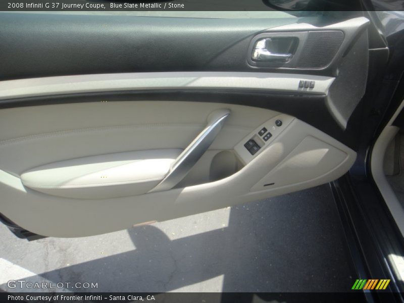 Blue Slate Metallic / Stone 2008 Infiniti G 37 Journey Coupe
