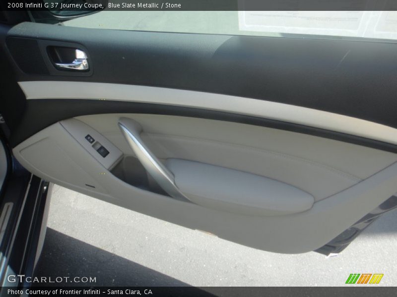 Blue Slate Metallic / Stone 2008 Infiniti G 37 Journey Coupe