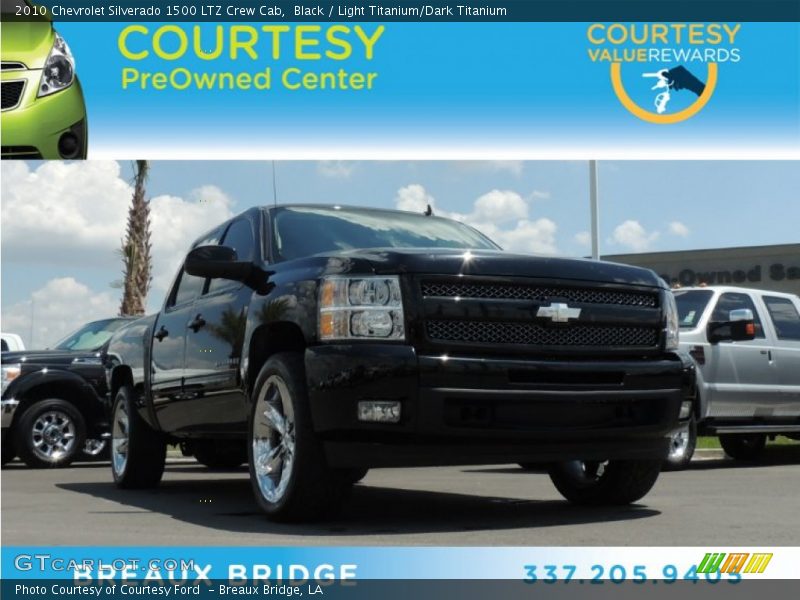 Black / Light Titanium/Dark Titanium 2010 Chevrolet Silverado 1500 LTZ Crew Cab
