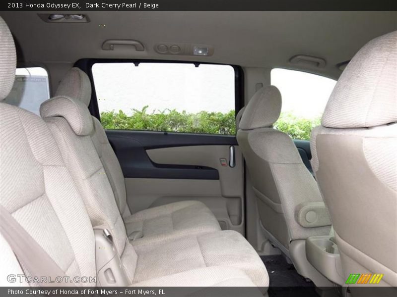 Dark Cherry Pearl / Beige 2013 Honda Odyssey EX