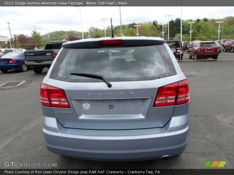 Winter Chill Pearl / Black 2013 Dodge Journey American Value Package