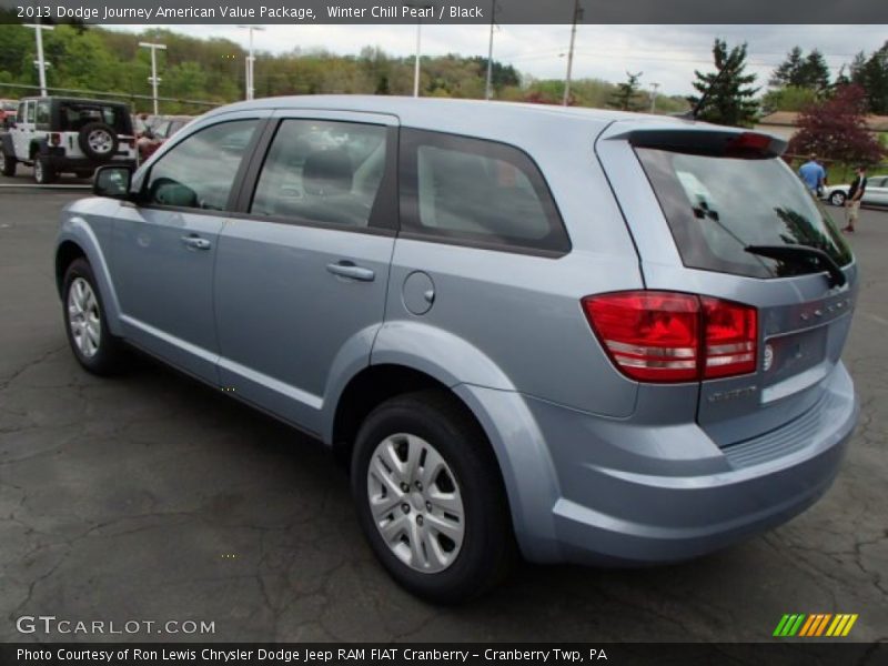 Winter Chill Pearl / Black 2013 Dodge Journey American Value Package