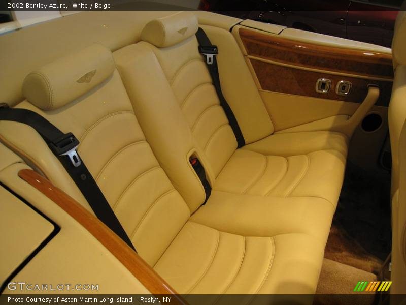 White / Beige 2002 Bentley Azure