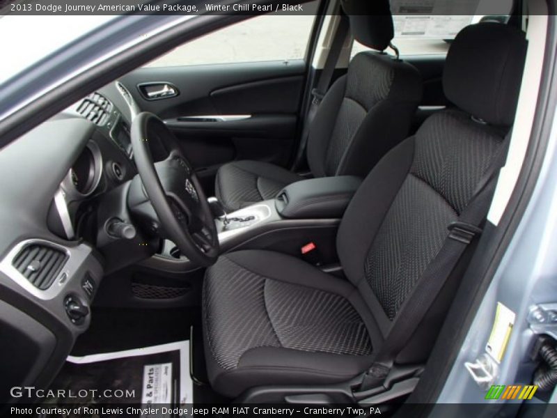 Winter Chill Pearl / Black 2013 Dodge Journey American Value Package
