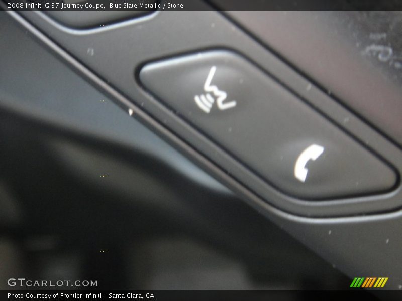 Blue Slate Metallic / Stone 2008 Infiniti G 37 Journey Coupe