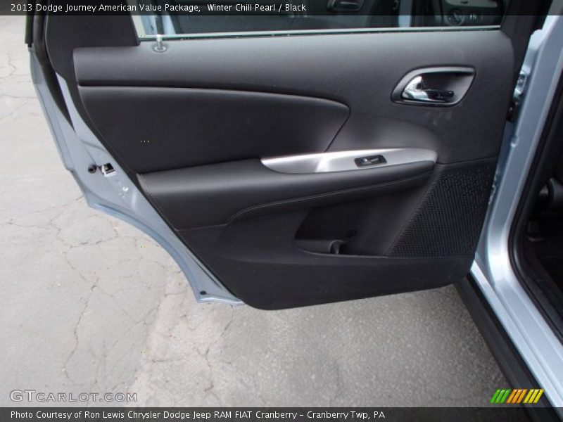 Winter Chill Pearl / Black 2013 Dodge Journey American Value Package